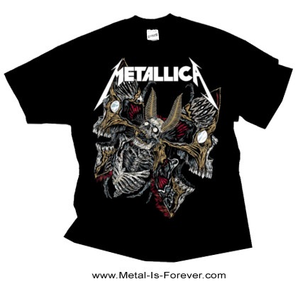 METALLICA (メタリカ) SKULL MOTH 「スカル・モス」 Tシャツ｜メタルT