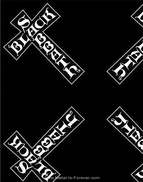 BLACK SABBATH (�֥�å������Х�) Cross Logo �֥������������� �Х����