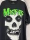 �ں߸ˤ����MISFITS (�ߥ��ե��å�) GLOW JUREK SKULL �֥������������å���������� T����� XXL������
