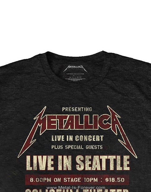 METALLICA (᥿ꥫ) SEATTLE '89 1989ǯȥ ԥ