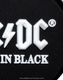 AC/DC (�����������ǥ�������) Back In Black �֥Хå������󎥥֥�å��� �������� �ԥ�Хå�