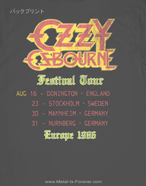 OZZY OSBOURNE (�������������ܡ���) THE ULTIMATE SIN �ֺ��ȳ��  ��ߥå��� T����ġʥ��㥳���륰�졼��