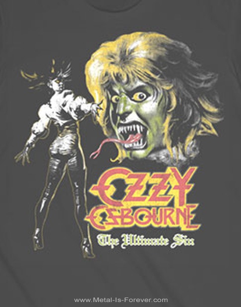 OZZY OSBOURNE (�������������ܡ���) THE ULTIMATE SIN �ֺ��ȳ��  ��ߥå��� T����ġʥ��㥳���륰�졼��