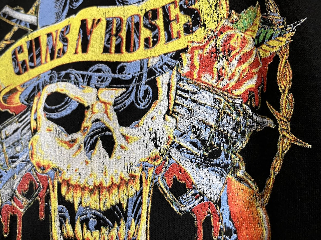 �ں߸ˤ����GUNS N' ROSES -���󥺡�����ɡ���������- TOP HAT �֥ȥåס��ϥåȡ� �ѡ����� XL������