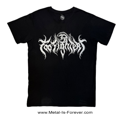 FOO FIGHTERS (�ա����ե���������) Metal Logo�֥᥿�롦������ �����ܥ� T�����