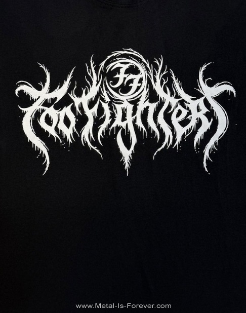 FOO FIGHTERS (�ա����ե���������) Metal Logo�֥᥿�롦������ �����ܥ� T�����