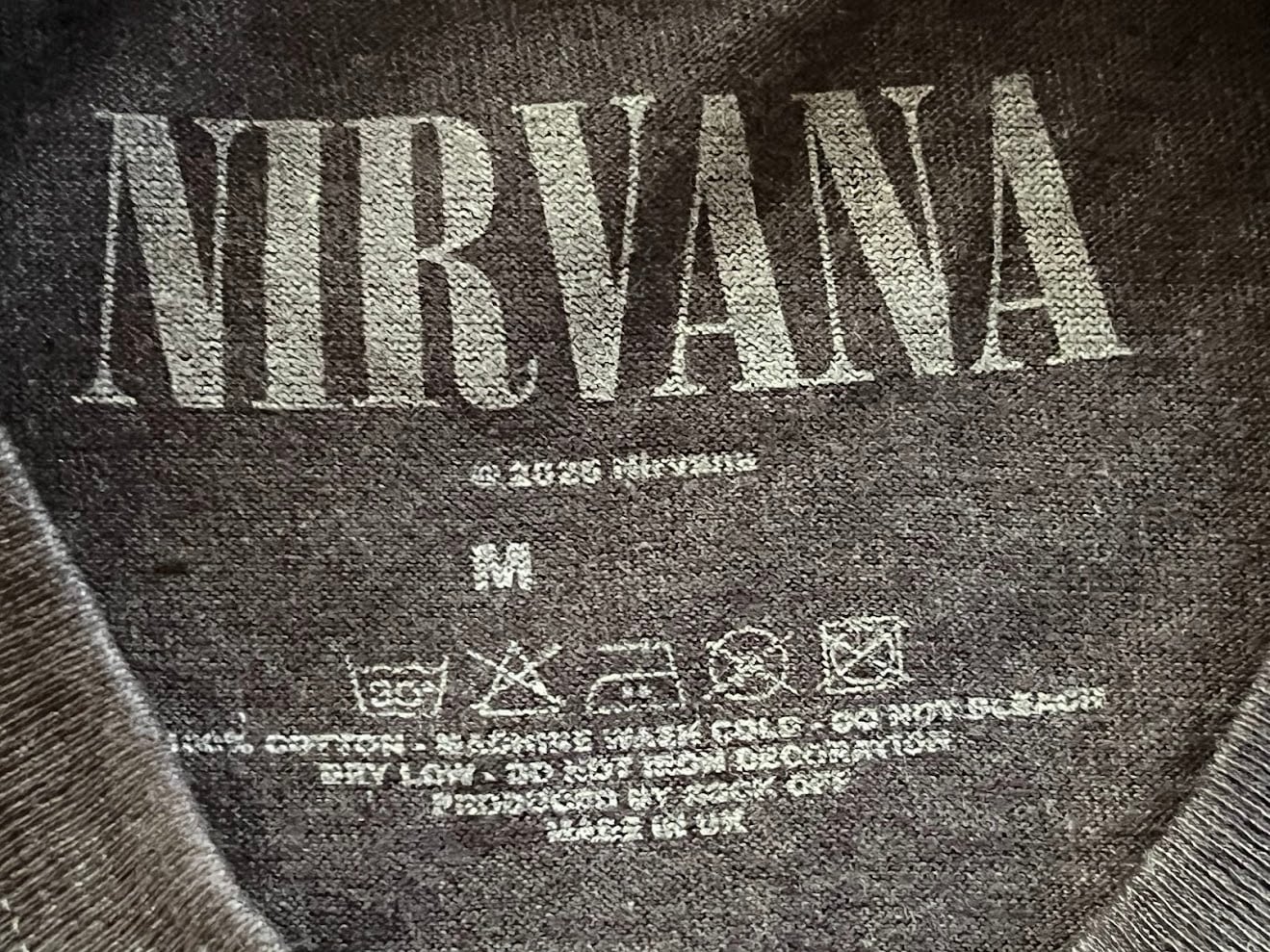 �ں߸ˤ����NIRVANA (�˥��������) In Utero �֥��󡦥桼�ƥ��ץڥ���� T����ġʥ��졼�� M������