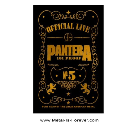 PANTERA (パンテラ) OFFICIAL LIVE 101 PROOF 「ライヴ～狂獣」 布製 