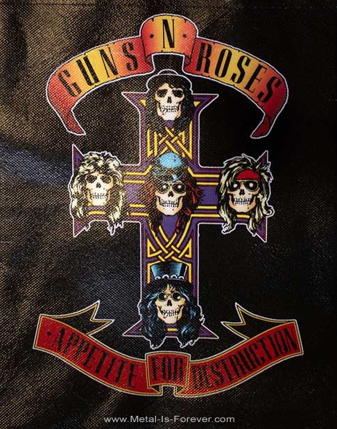 GUNS N' ROSES (���󥺡�����ɡ���������) Appetite For Destruction �֥��ڥ����ȡ��ե������ǥ����ȥ饯������ �����Хå�