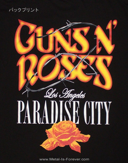 GUNS N' ROSES (���󥺡�����ɡ���������) Paradise City �֥ѥ�����������ƥ��� �ԥ����