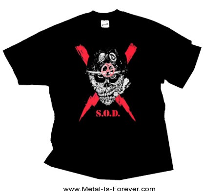 Stormtroopers of Death S.O.DロングスリーブTシャツ S.O.D.Tシャツ (STORMTROOPERS OF DEATH) HELMET HEAD 正規品