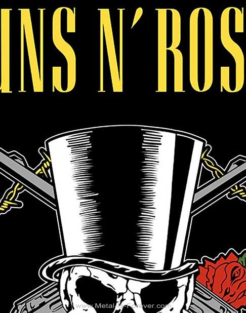 GUNS N' ROSES (���󥺡�����ɡ���������) Skull & Guns �֥����롦����ɡ����󥺡� �Хå��ѥå�