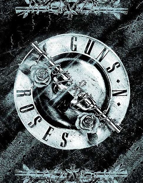 GUNS N' ROSES (���󥺡�����ɡ���������) Logo �֥����� �Х����