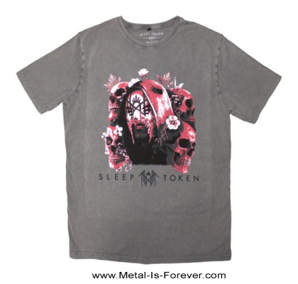 SLEEP TOKEN (���꡼�ס��ȡ�����) Skulls & Flowers �֥����롦����ɡ��ե���  ���ȡ��󡦥����å��� T����ġʥ��졼��