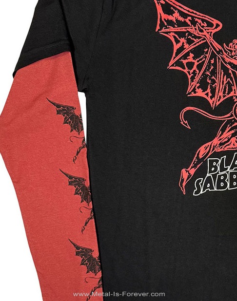 BLACK SABBATH (֥åХ) Red Henry Wavy Logo ֥åɡإ꡼ӡ 쥤䡼Ĺµԥ