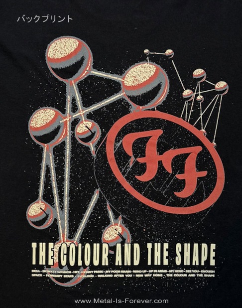 FOO FIGHTERS (�ա����ե���������) The Colour and the Shape�֥������顼������ɡ������������ס� �����ܥ� T�����