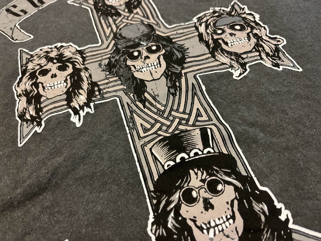 �ں߸ˤ����GUNS N' ROSES (���󥺡�����ɡ���������) APPETITE FOR DESTRUCTION �֥��ڥ����ȡ��ե������ǥ����ȥ饯������ ��Υ��� �ʤ����� T����� XL������