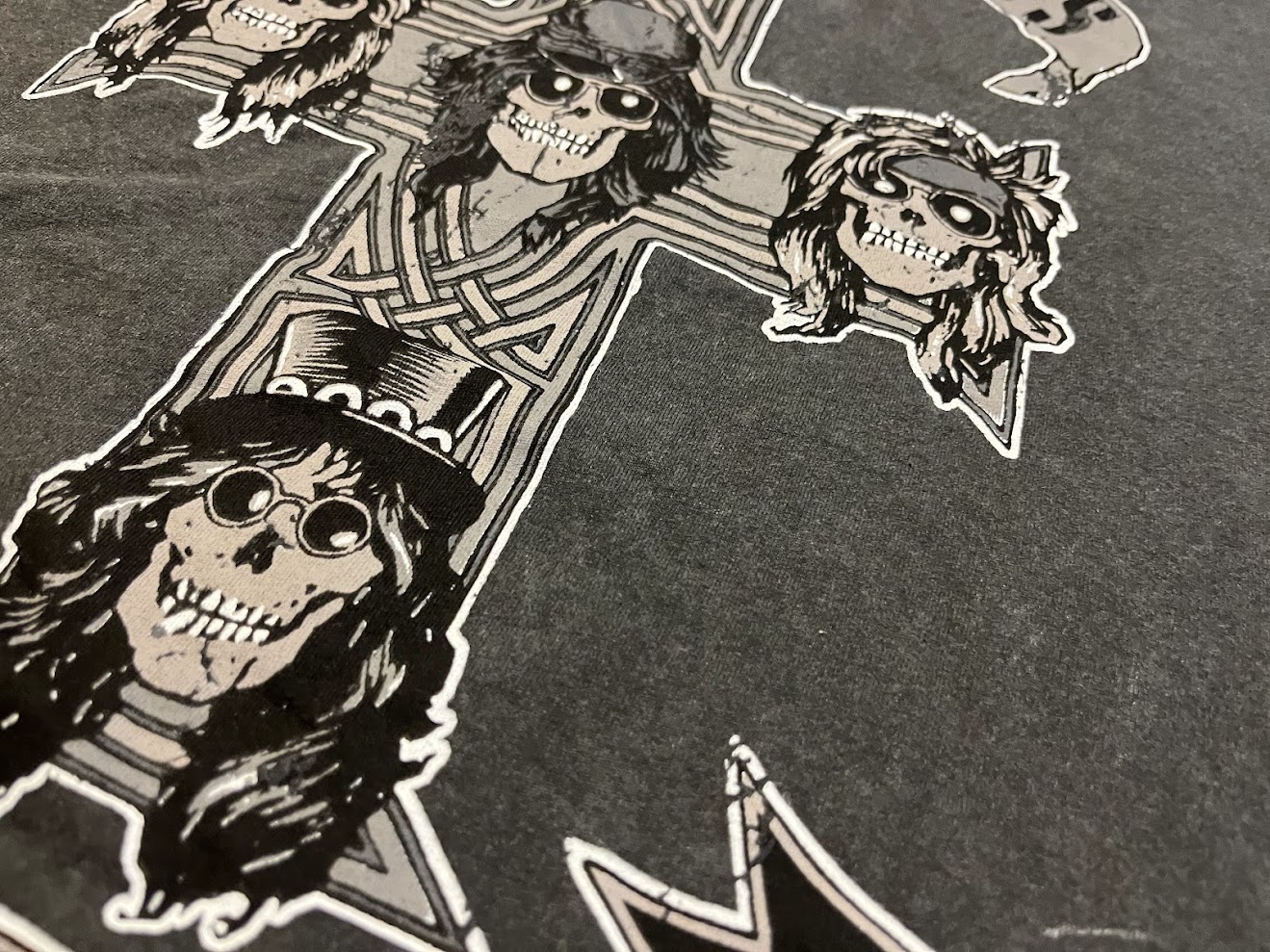 �ں߸ˤ����GUNS N' ROSES (���󥺡�����ɡ���������) APPETITE FOR DESTRUCTION �֥��ڥ����ȡ��ե������ǥ����ȥ饯������ ��Υ��� �ʤ����� T����� XL������