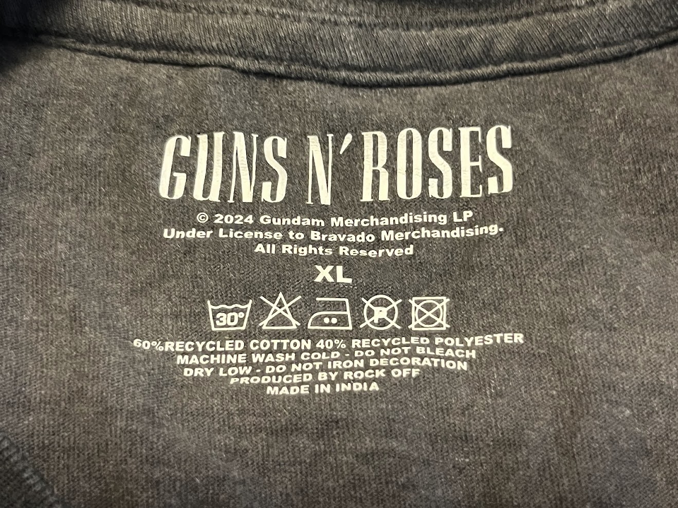�ں߸ˤ����GUNS N' ROSES (���󥺡�����ɡ���������) APPETITE FOR DESTRUCTION �֥��ڥ����ȡ��ե������ǥ����ȥ饯������ ��Υ��� �ʤ����� T����� XL������