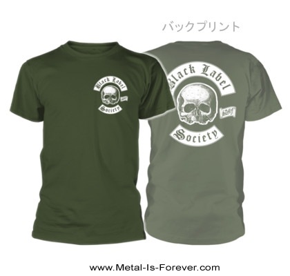 BLACK LABEL SOCIETY -�֥�å����졼�٥롦���������ƥ�- SKULL LOGO POCKET �֥����롦�������ݥ��åȡ� T����ġʥ�������