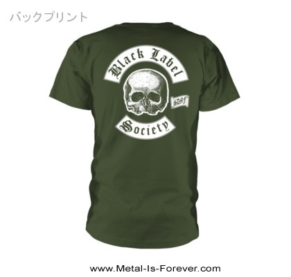 BLACK LABEL SOCIETY -�֥�å����졼�٥롦���������ƥ�- SKULL LOGO POCKET �֥����롦�������ݥ��åȡ� T����ġʥ�������