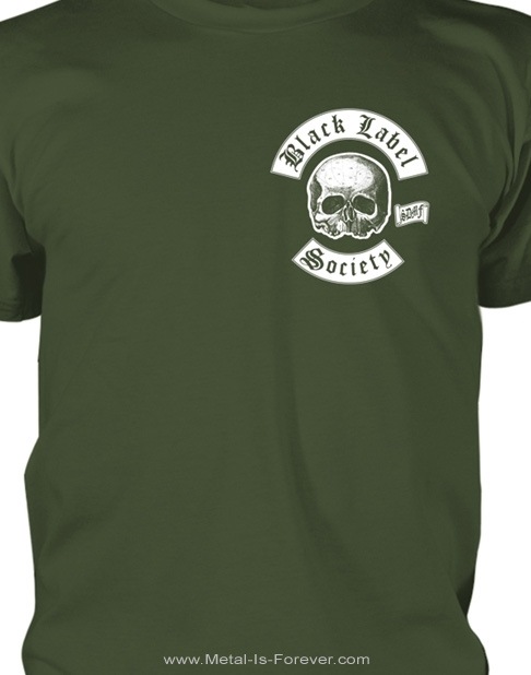 BLACK LABEL SOCIETY -�֥�å����졼�٥롦���������ƥ�- SKULL LOGO POCKET �֥����롦�������ݥ��åȡ� T����ġʥ�������