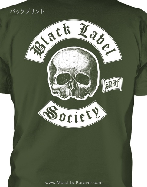 BLACK LABEL SOCIETY -�֥�å����졼�٥롦���������ƥ�- SKULL LOGO POCKET �֥����롦�������ݥ��åȡ� T����ġʥ�������