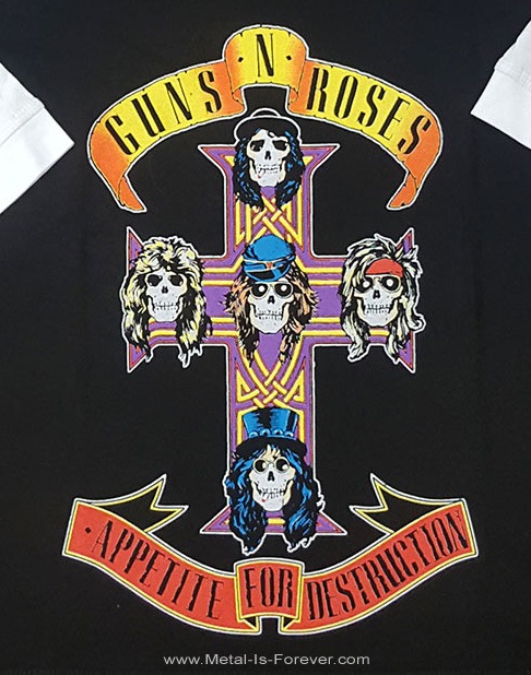 GUNS N' ROSES (���󥺡�����ɡ���������) APPETITE FOR DESTRUCTION �֥��ڥ����ȡ��ե������ǥ����ȥ饯������ �饰���ʬµ�ԥ����