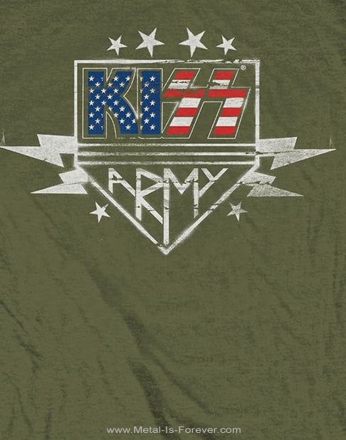 KISS (���å�) Army Lightning �֥����ߡ����饤�ȥ˥󥰡� T����ġʥ�������