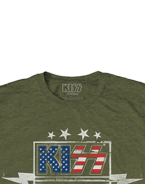 KISS (���å�) Army Lightning �֥����ߡ����饤�ȥ˥󥰡� T����ġʥ�������