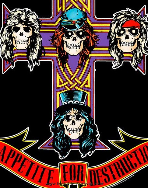 GUNS N' ROSES (���󥺡�����ɡ���������) Appetite For Destruction �֥��ڥ����ȡ��ե������ǥ����ȥ饯������ �����ݥ�����