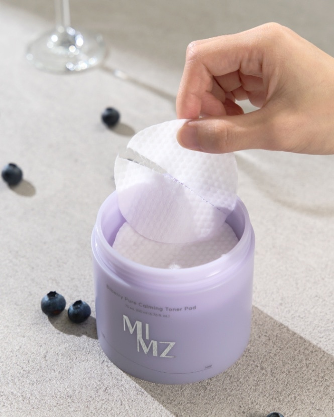 MIMZ ビルベリー ピュアカーミング トナーパッド 70枚