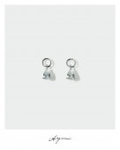Pear Shaped Stone Ear Charms