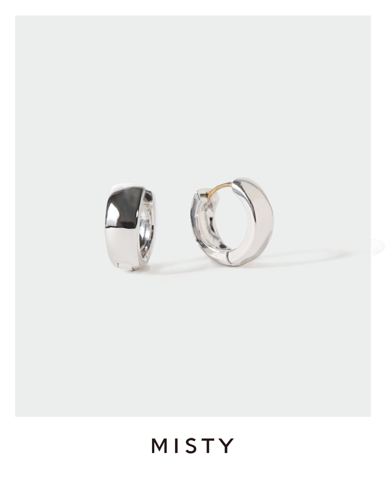 ワイドフープピアス