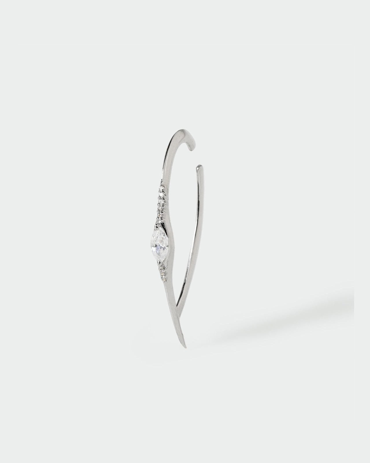 Whispering Leaves Single Ear Cuff