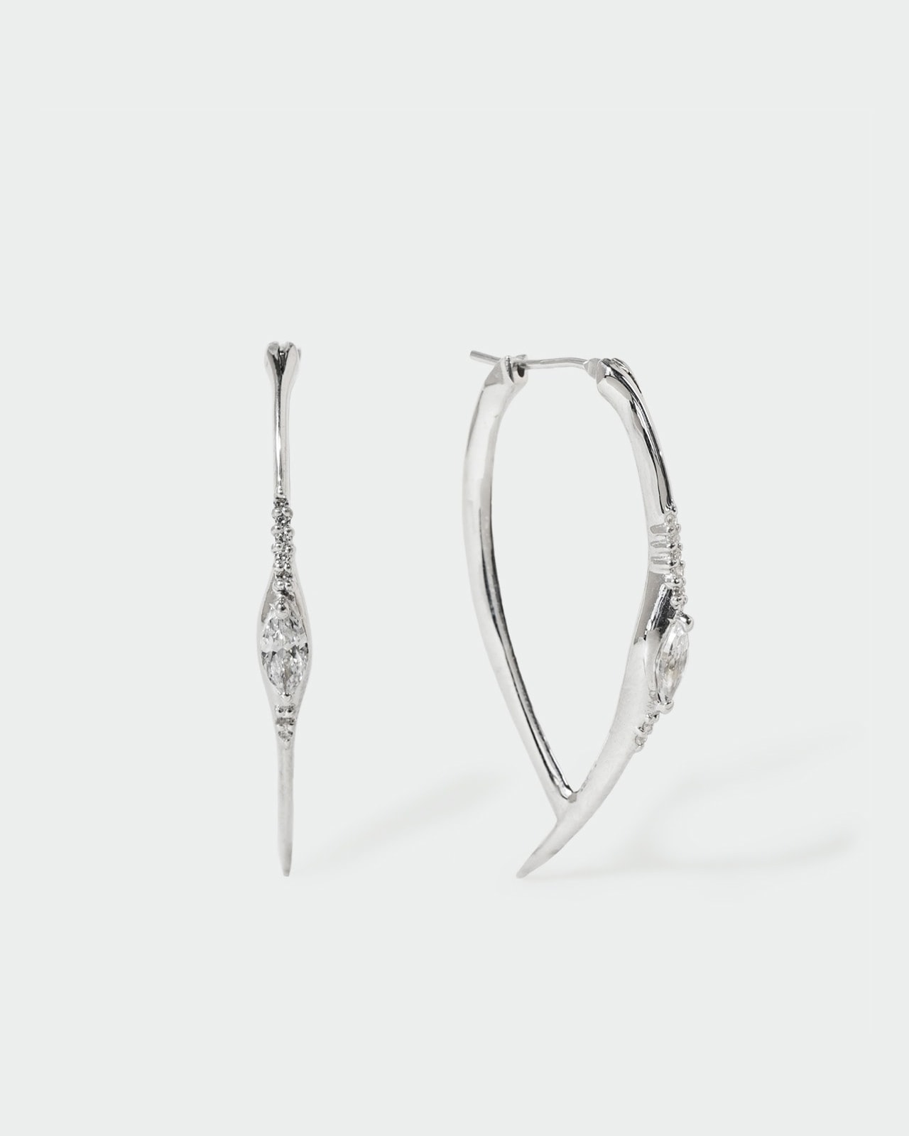 Whispering Leaves Pierced Earrings
