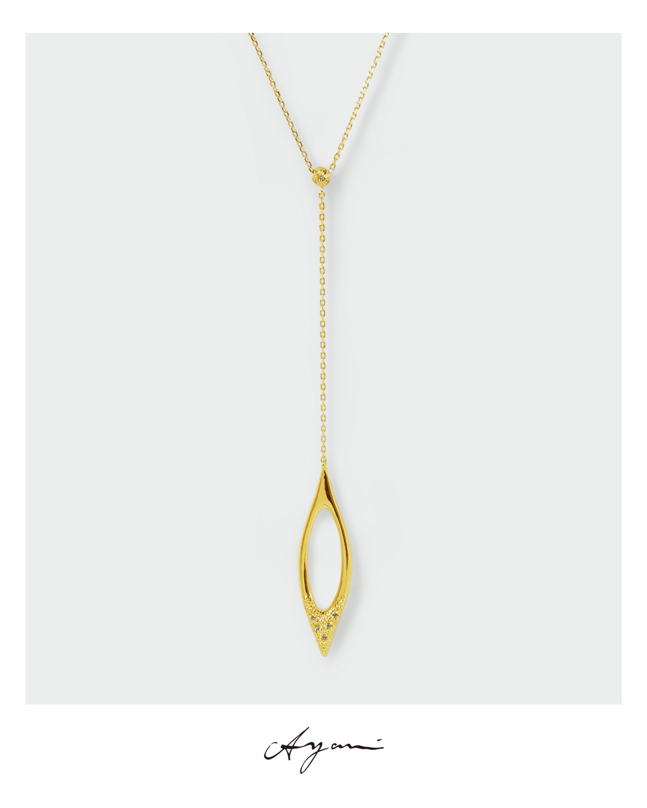 Flow Line Y Pendant