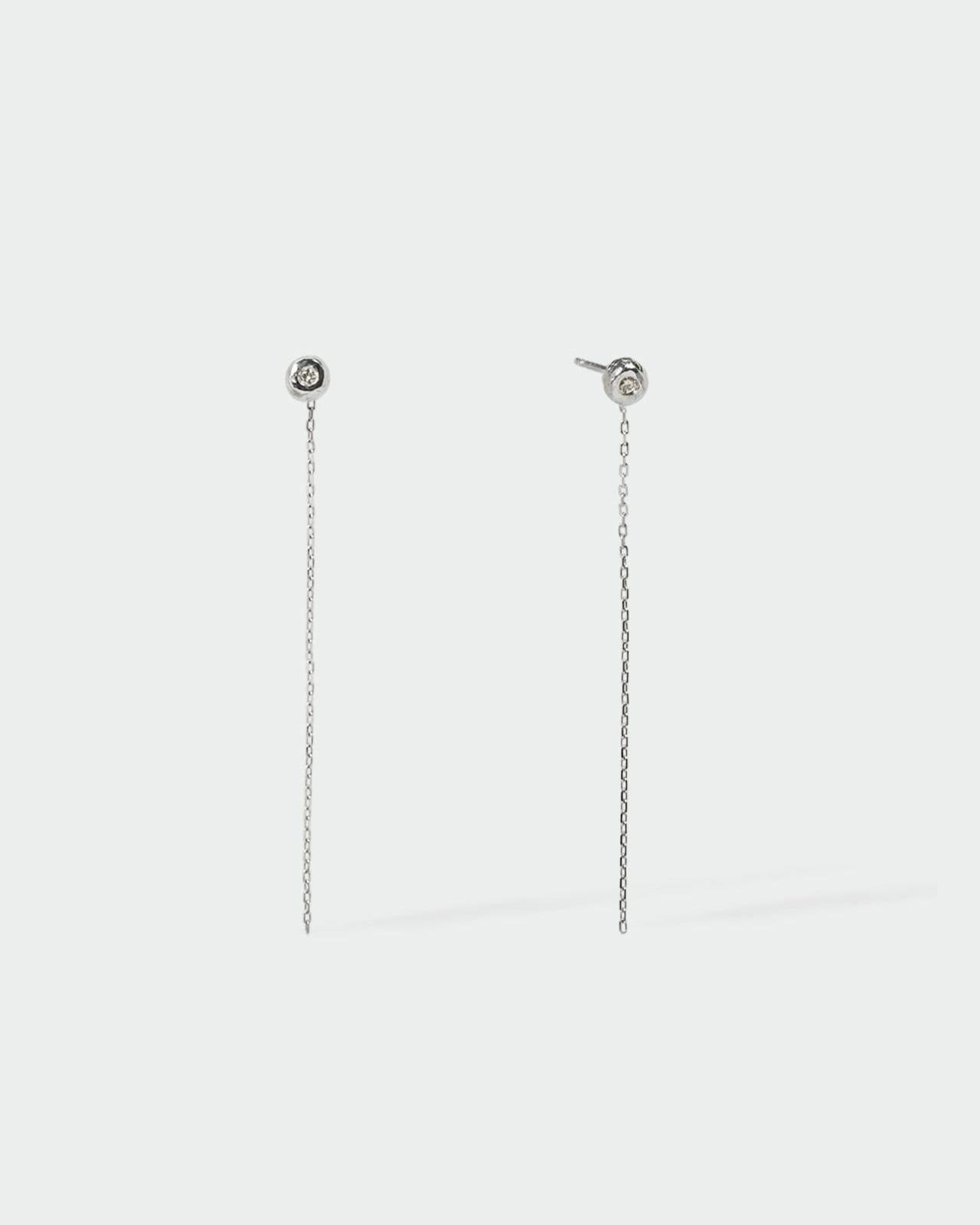 ダイヤモンド2WAYピアス