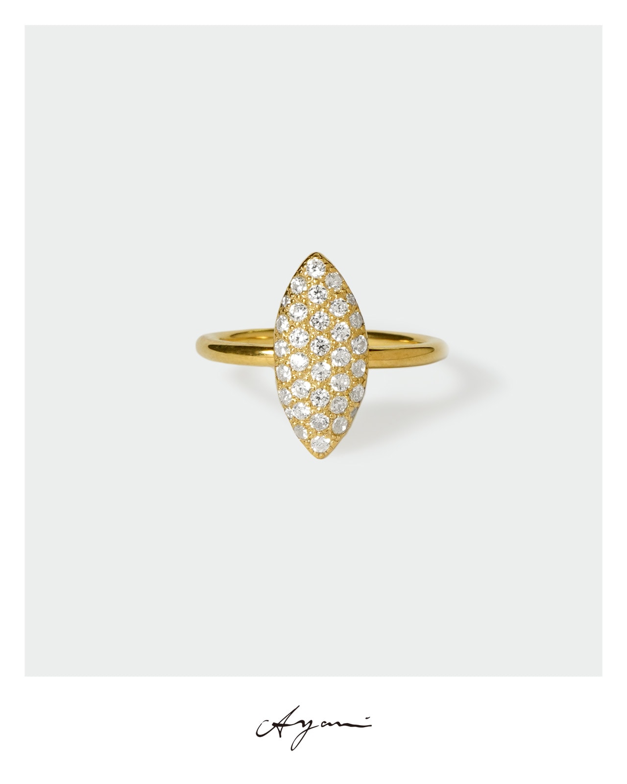 Marquise Pave Ring