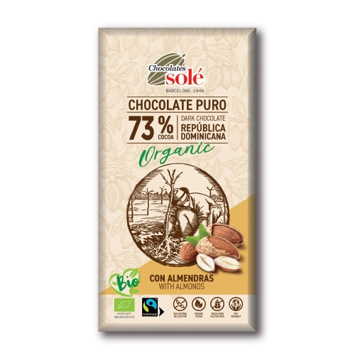 ダークチョコレート73% アーモンド[チョコレートソール]〈冬季限定〉　