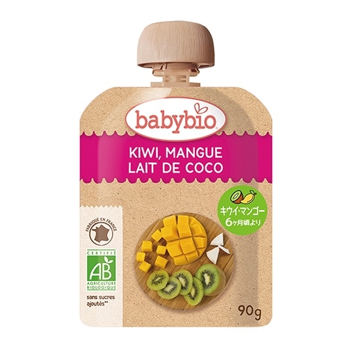 ベビースムージー キウイ・マンゴー・ココナッツ(アウトレット:2026/6/8期限)[ベビービオ]