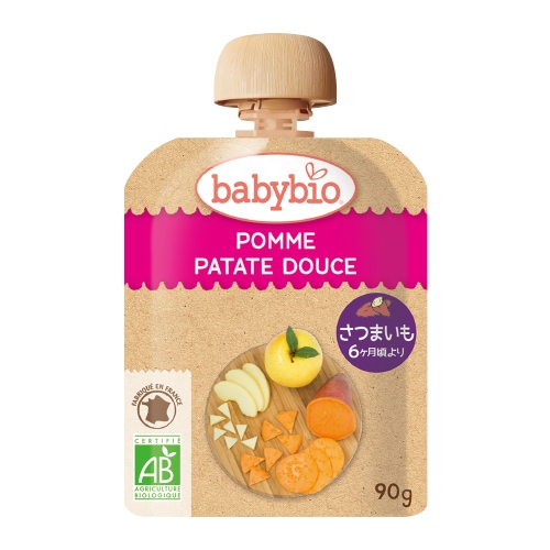 ベビースムージー アップル・スイートポテト［ベビービオ］（アウトレット：2026/1/9期限）