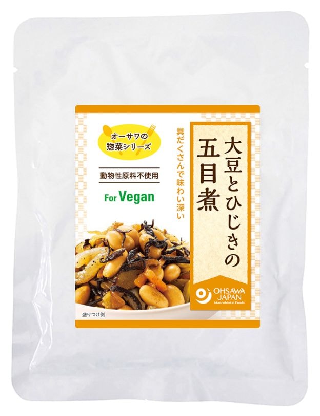 オーサワの惣菜シリーズ 大豆とひじきの五目煮[オーサワジャパン]