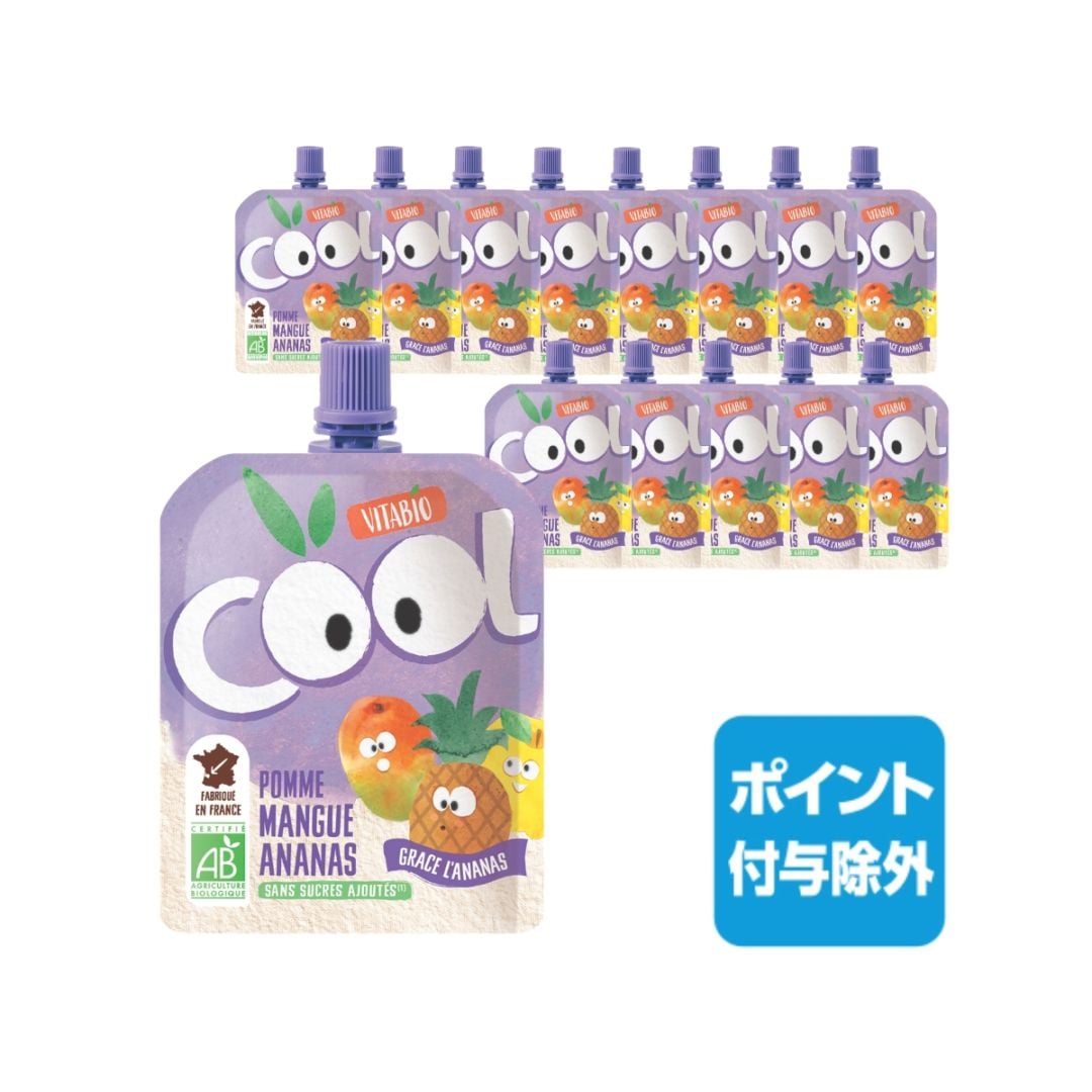 クールフルーツ アップル・マンゴー・パイナップル14個セット[ヴィタビオ]