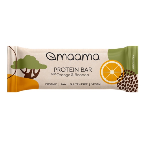 オーガニックプロテインバー オレンジ&バオバブ(アウトレット:2026/6/23期限)[マーマ]