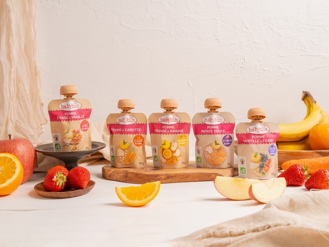 ベビースムージー4種セット (スイートポテト/キャロット/オレンジ