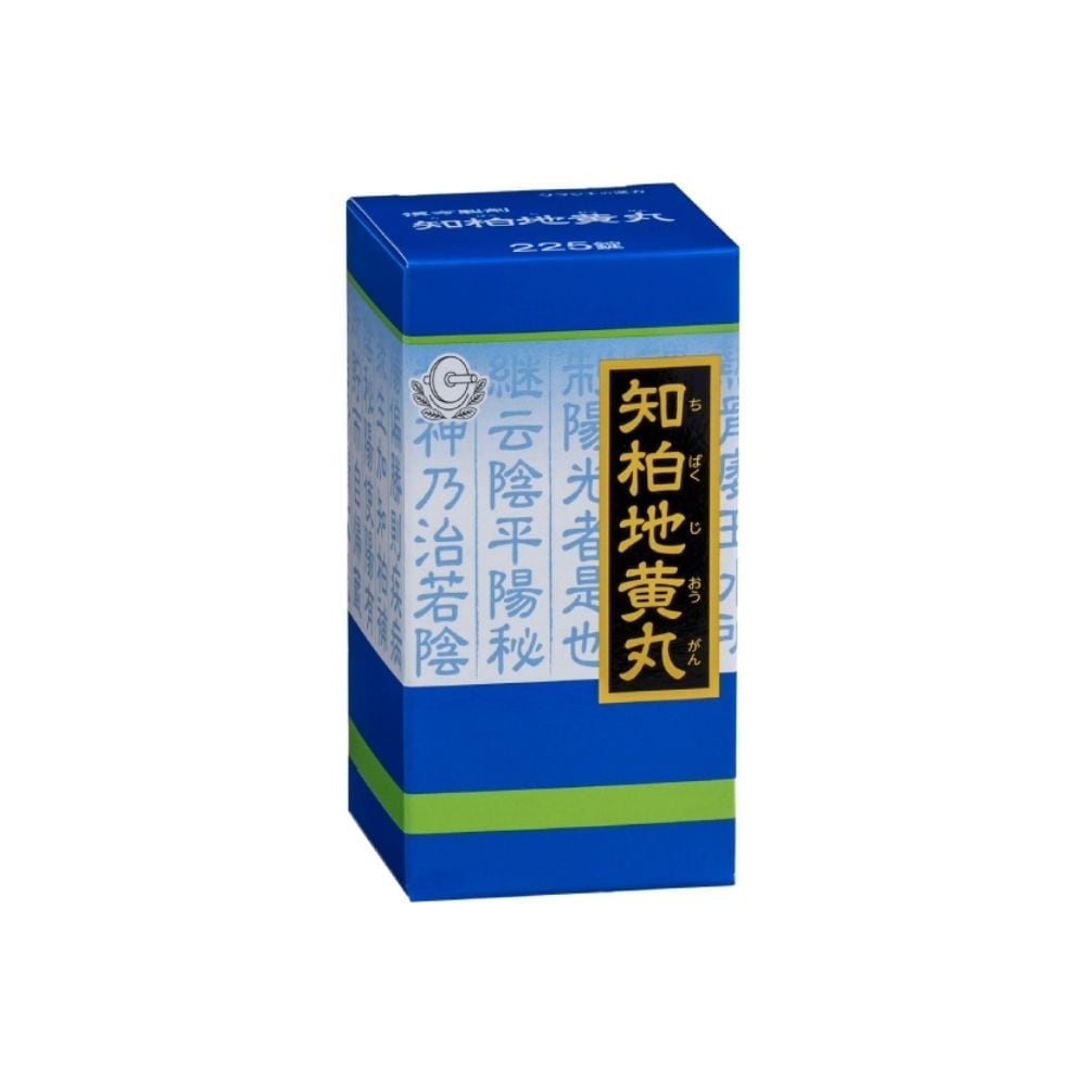 【第2類医薬品】知柏地黄丸 チバクジオウガン 225錠 エキス錠 クラシエ 顔や四肢のほてり 排尿困難 頻尿 むくみ
