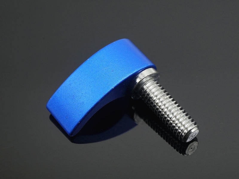 7字型クランプレバーカーブタイプねじ(レバー角度調節可能) （M6x17mm