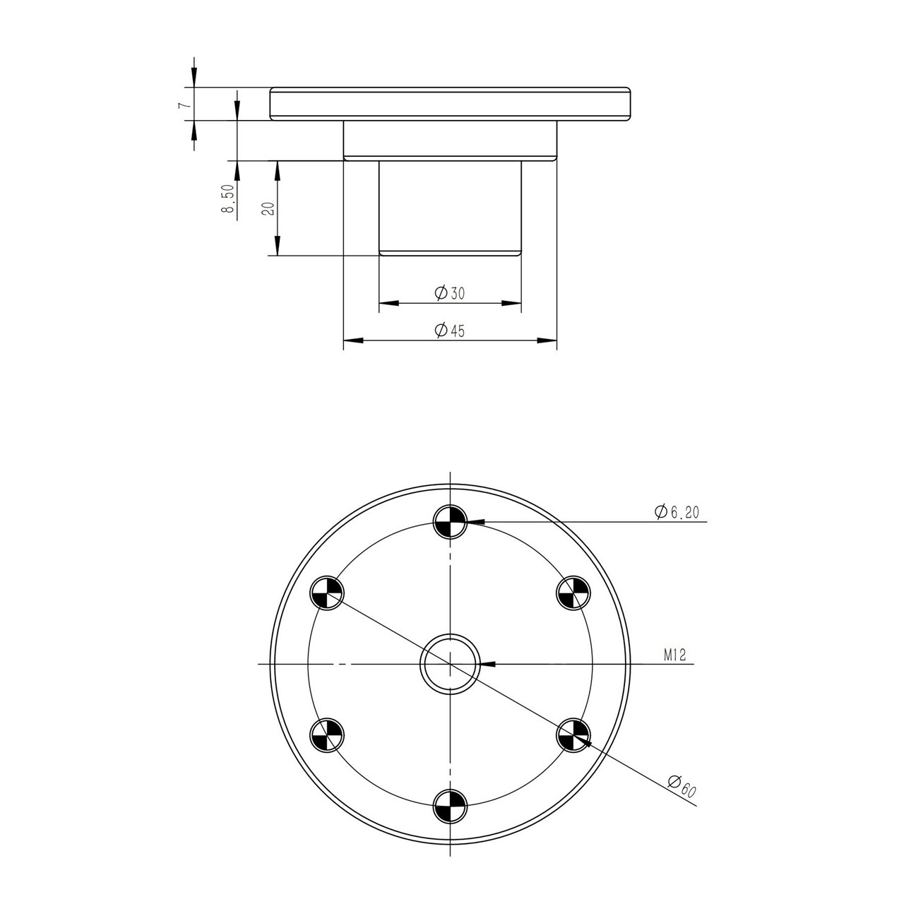 SD129-MB˥åȥײžդ緿ϡեԥ顼 ᡼ӥץforSKY-WATCHER-EQ6 椦ѥåΧ700