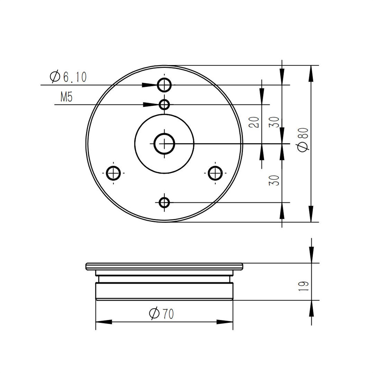 SD026-���åĥ�2��3��4���ʦ�70mm�˥����ƥޥ��å������б� ZWO AM3/AM5��ƻ���ѥ����ץ��� �椦�ѥå�������Χ700��
